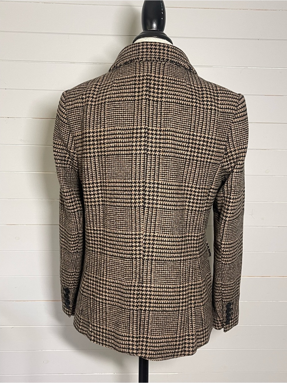 Banana Republic Brown Glen Plaid Wool-Blend Blazer - Picture 5 of 15